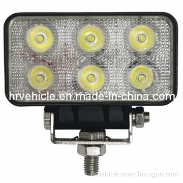 6PCS*3W High Intensity Epsitar LEDs Work Light for Trucks Trailers